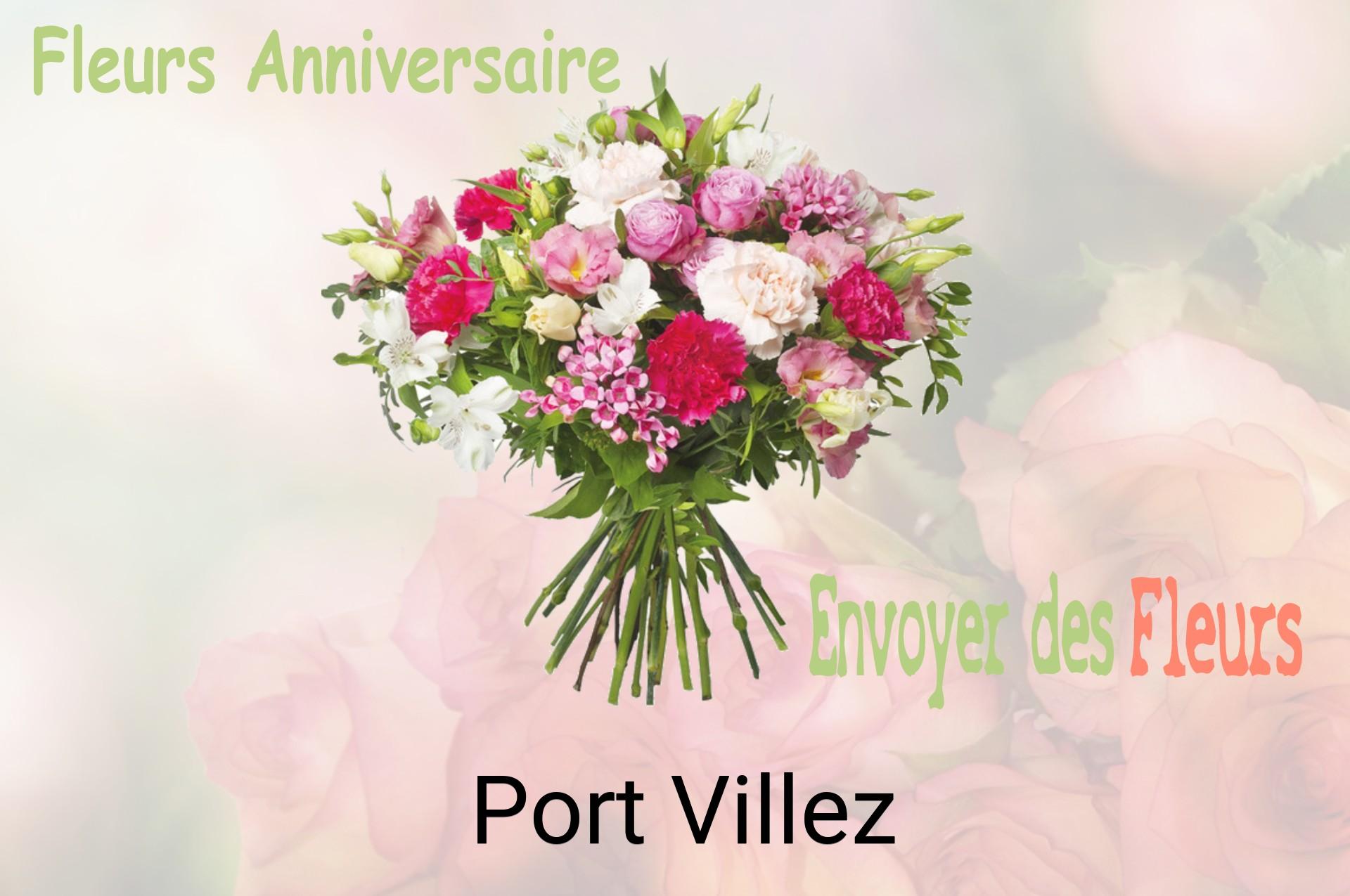 Bouquet de fleurs d’anniversaire livré à Port-Villez