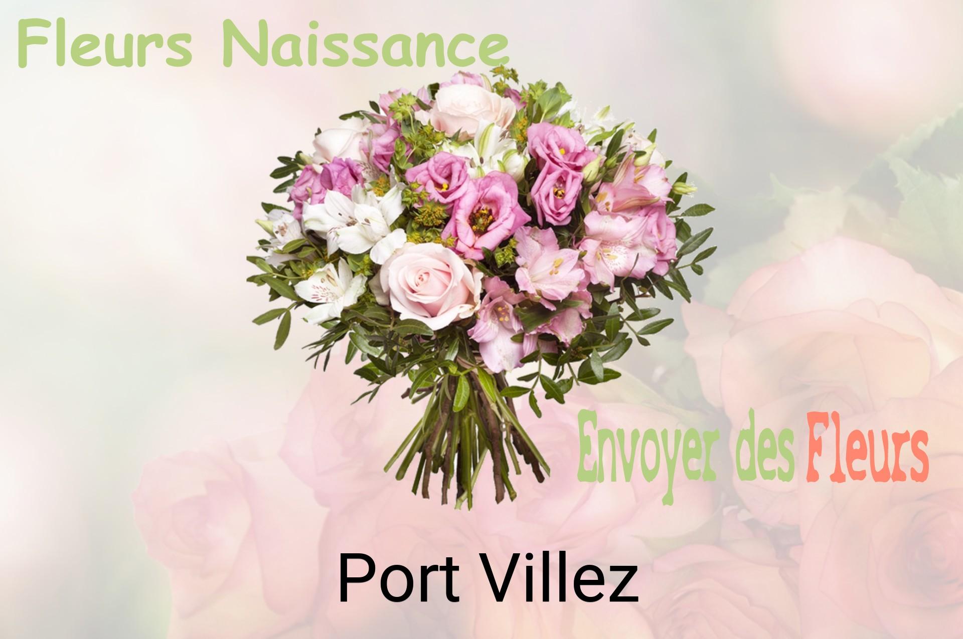 Bouquet de fleurs de naissance livré à Port-Villez
